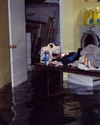A flooded kitchen in 